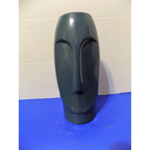 NEW Modern Ceramic Abstract Long Facial Face Vase - Picture 3 of 4